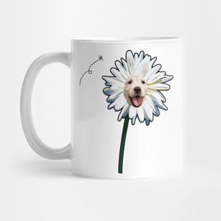 A Puppy... So Flowery Mug